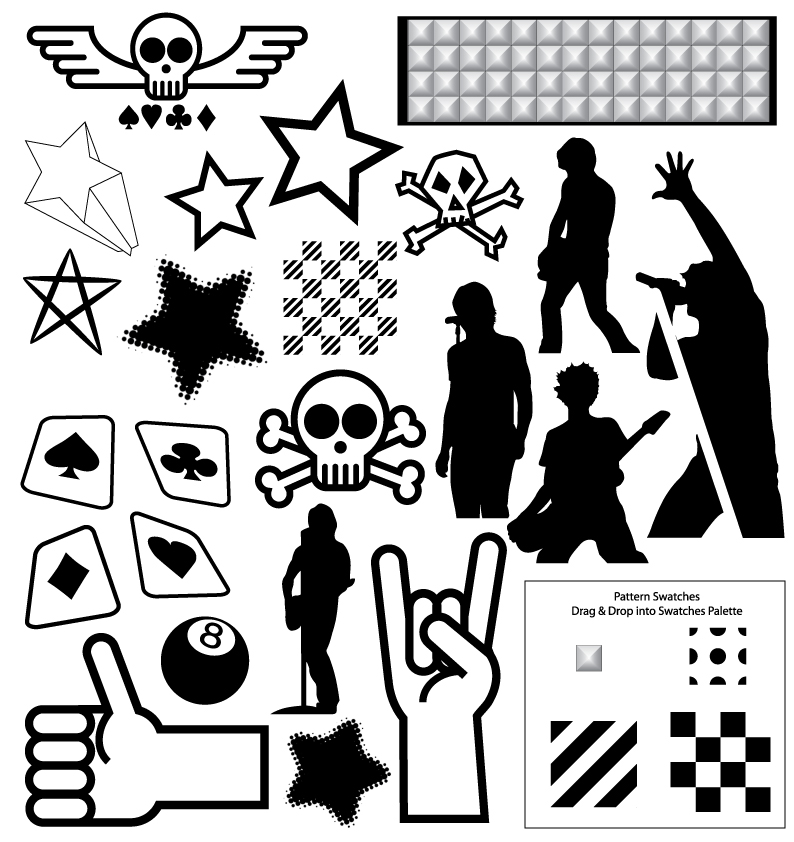 free vector PUNK COLLECTION